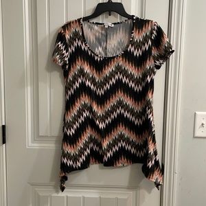 Multi colored blouse Wilde brand